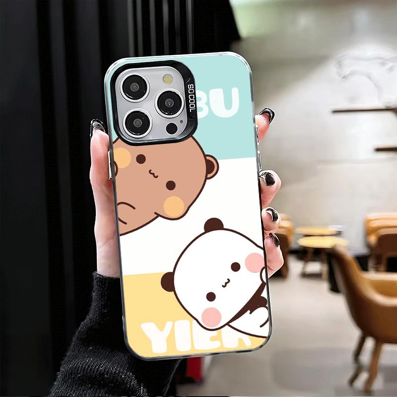 Мультяшный Милый Мягкий Чехол Bubu Dudu для iPhone 15 16 17 Pro Max 17Air 16E 14 Plus 13 12 Mini Ударопрочный Задний Корпус