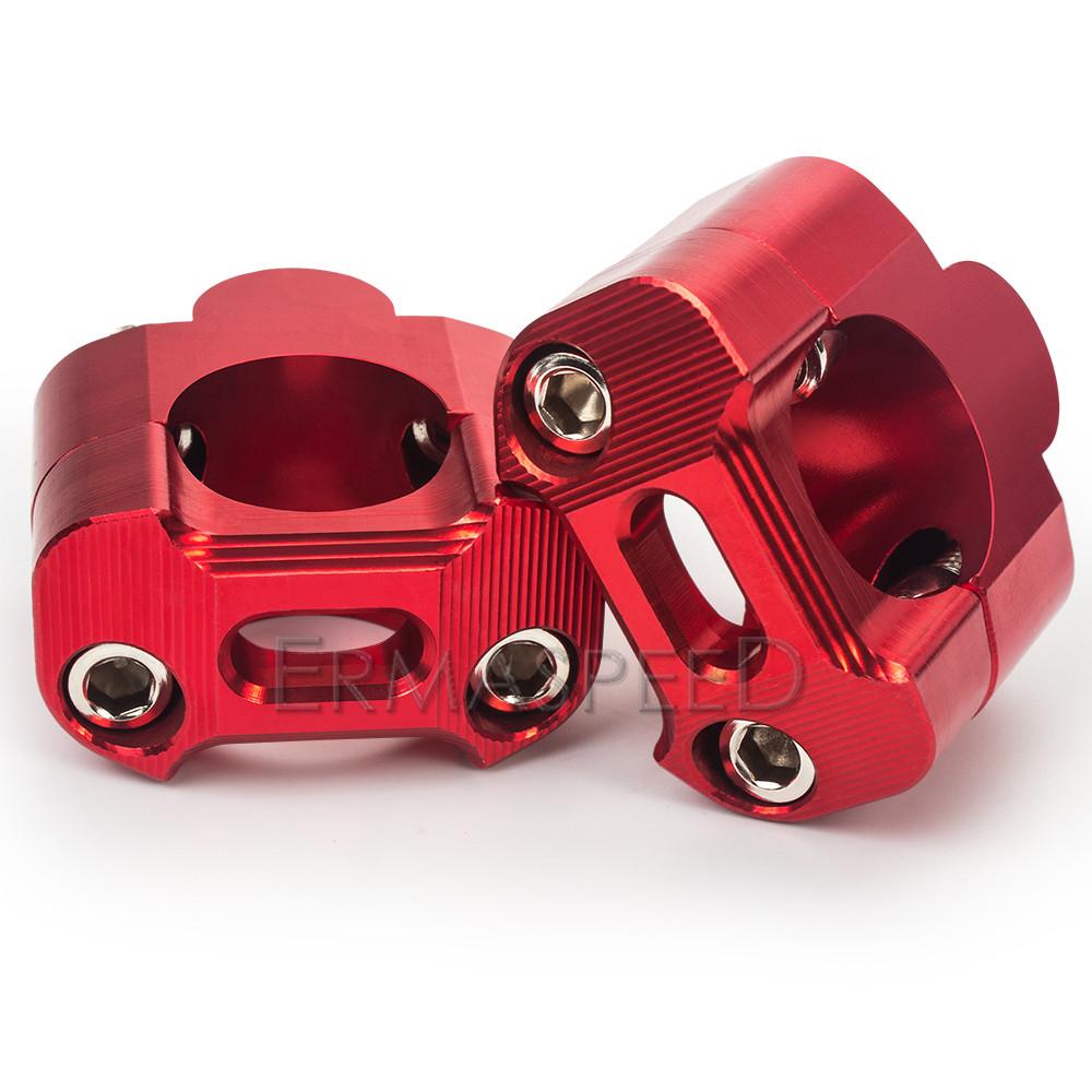 Зажим для крепления на руль мотоцикла 28 мм 1 1/8 "Универсальный зажим для крепления на руль для толстого стержня, подходит для велосипеда для бездорожья