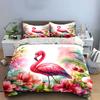 "Vivid Flamingo Paradise Bliss" Bedding sets Duvet covers Pillowcases(1* Duvet Cover 2* Pillowcases without duvet insert)