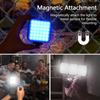 Magnetic RGB Video Light, Colorful LED Camera Lights with Mini Ball Head/2500K-9000K/2000mAh Rechargeable Portable Photography Selfie Lighting