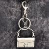 Модный изысканный мини-брелок в форме сумки, брелок для женщин, безделушка, металлический брелок, украшение для рюкзака, аксессуары, подарки