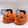 Winter Electric Saw Slippers Anime Cute Plush Warm Comfortable Indoor Household Women Men Cotton Shoes Uniform Size2025