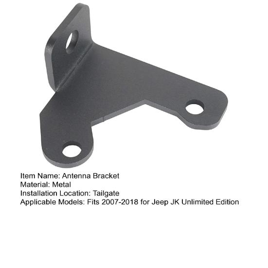 Кронштейн антенны Автомобильный кронштейн задней двери CB Держатель антенны Легко устанавливается без Dirll