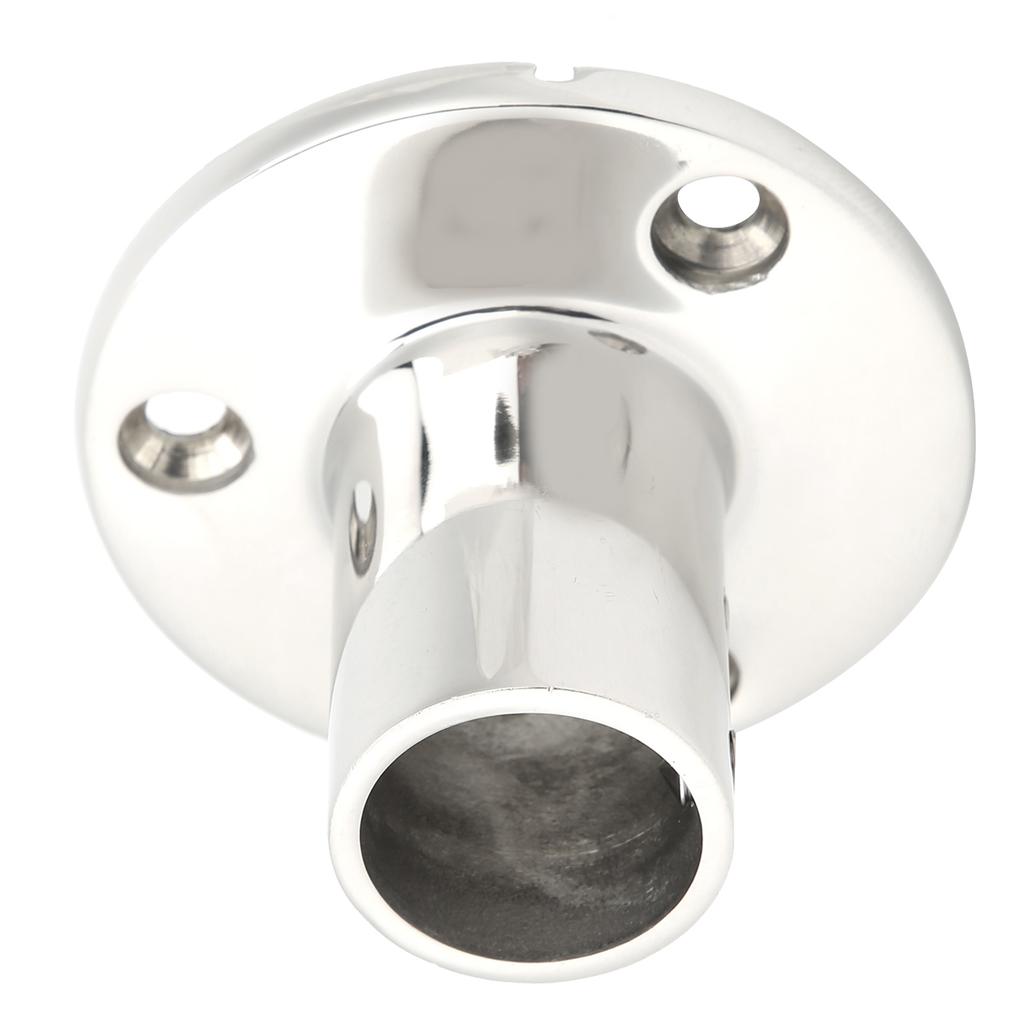 MJS013 Основание круглое 90 градусов Нержавеющая сталь Лодка Круглое основание Лодочные леерные стойки Фитинги 22 мм