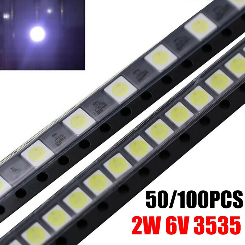2W 6V 3535 TV Backlight LED For SMD Diode Cool White LCD 150lm Lamp Bead Chip