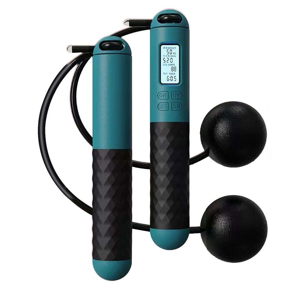 Anti-Skid Ropeless Jump Rope Cordless Digital Skip Rope Counting Skipping Rope Fitness Accessories
