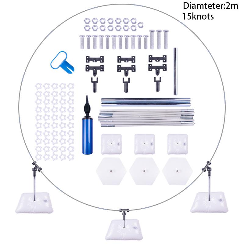 Plastic Round Balloon Arch Ring DIY Background Holder Circle Wreath Ballon Column Base Wedding Birthday Party Decor Baby Shower