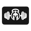 Коврик для двери Powerhouse Gym Противоскользящий Бодибилдинг Фитнес Мотивационная цитата Ванная Кухня Балкон Прихожая Ковер 40*60см