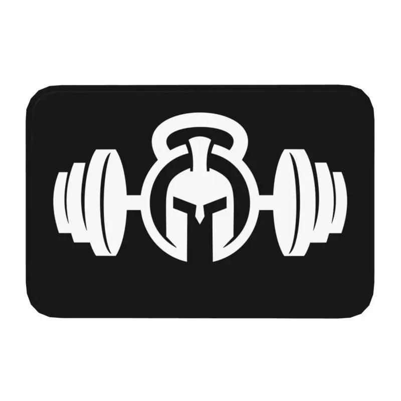 Коврик для двери Powerhouse Gym Противоскользящий Бодибилдинг Фитнес Мотивационная цитата Ванная Кухня Балкон Прихожая Ковер 40*60см