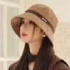 Women's Retro Corduroy Fisherman Hat - Versatile Autumn/Winter Fashion for Outdoor & Casual Wear