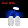 1/2/4Pcs LED Touch Light Mini Car Interior Lighting USB Rechargeable Auto Roof Ceiling Reading Lamps Atmosphere Decoration Lamp