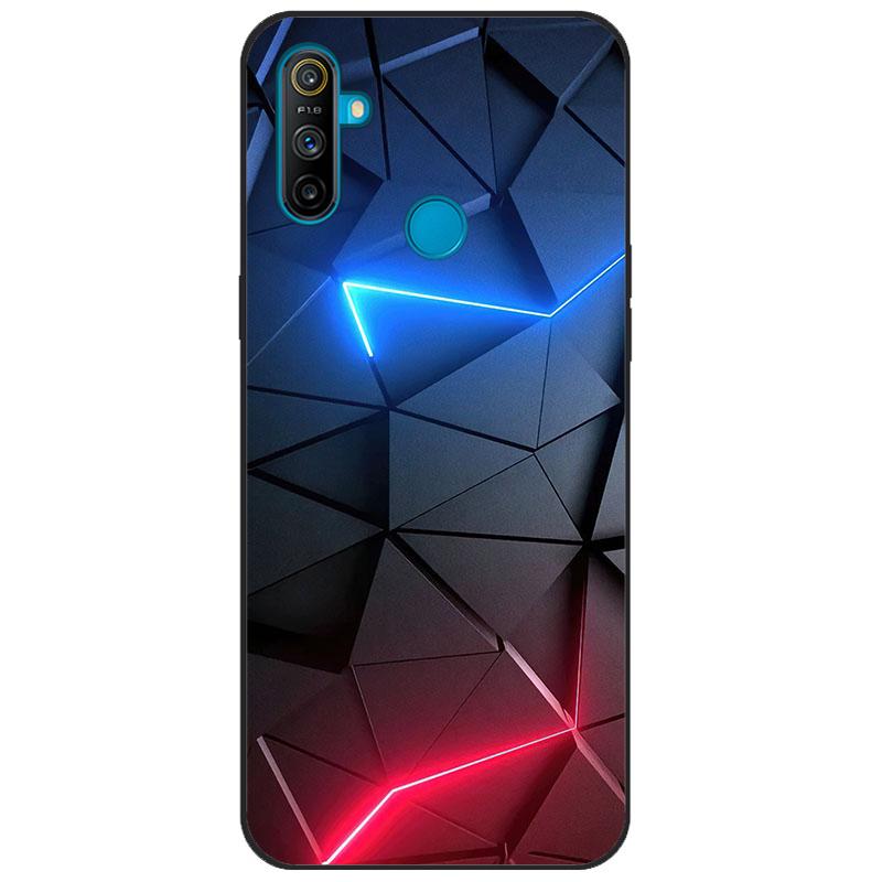 Чехол-бампер для Realme C3, мягкий силикон TPU, задняя крышка с рисунком, для OPPO Realme C3 RMX2020 C 3 RealmeC3, мультяшный чехол для телефона Funda