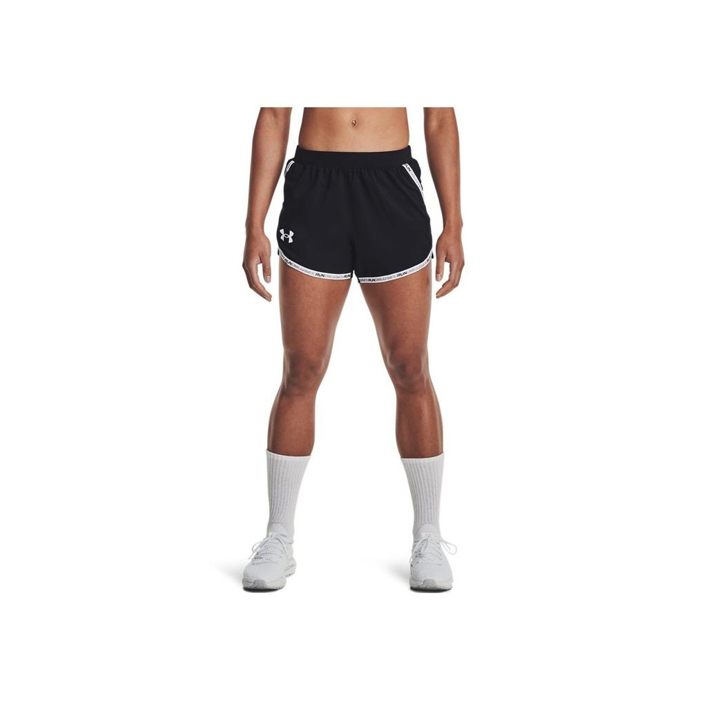 Under Armour Fly-By 2.0 Беговые быстросохнущие дышащие повседневные шорты женские шорты черные 1361392-001