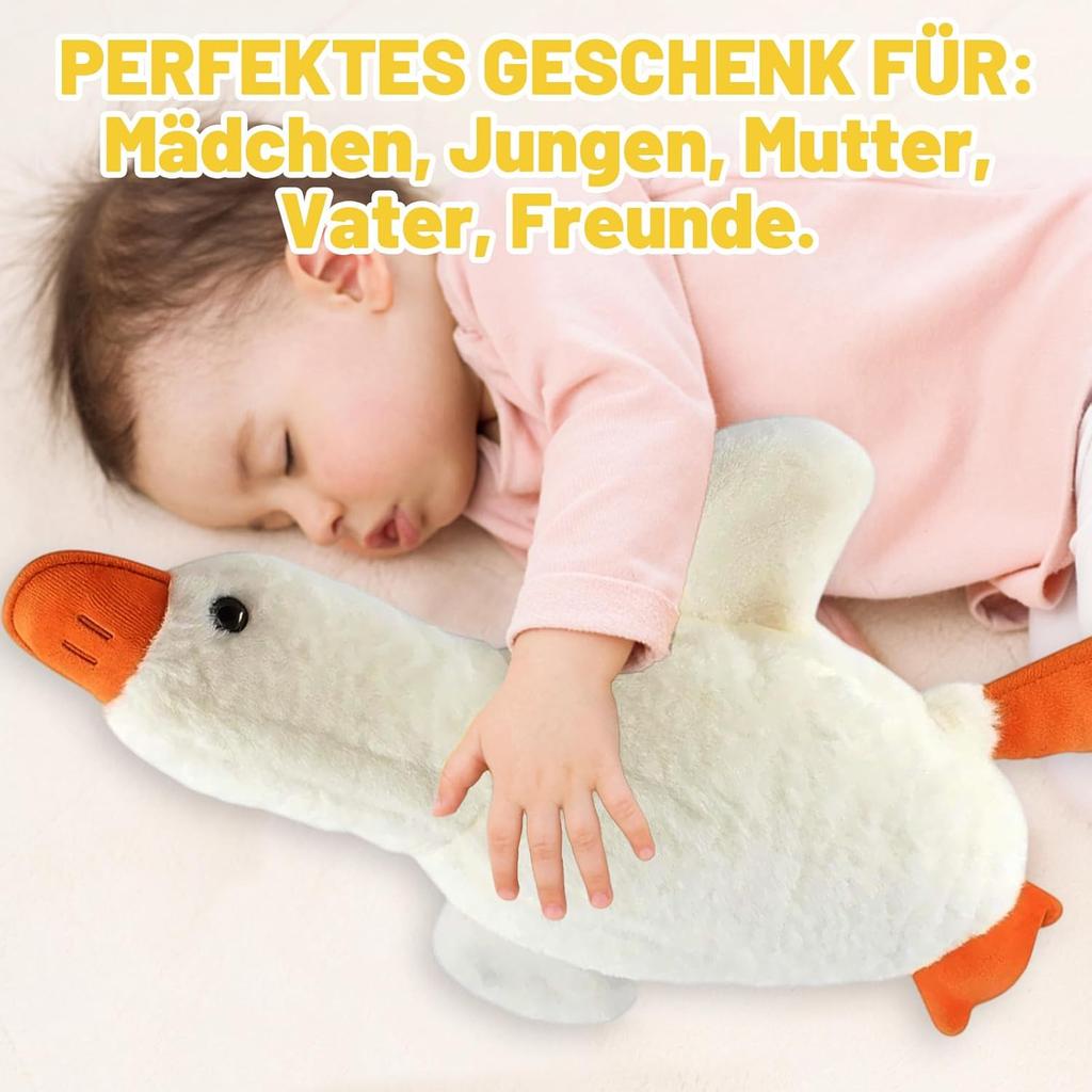 DvBCNMe Goose Cuddly Toy, Soft Plush Toy for Children, 50 Cm Large Goose Toy, Duck Cuddly Toy, Plush Toy Goose, Sleeping Companion