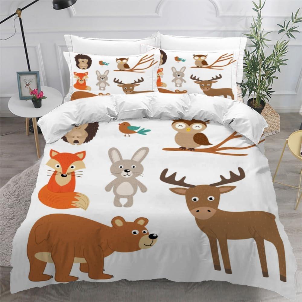 Комплект пододеяльника с мультяшным автомобилем высокого качества, напечатанный на 3D-принтере, детский и взрослый комплект постельного белья, комплект из 3 предметов на молнии, автомобиль из микрофибры