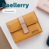 Женский корейский трехстворчатый кошелек Baellerry - Модный однотонный кошелек для монет с отделениями для нескольких карт