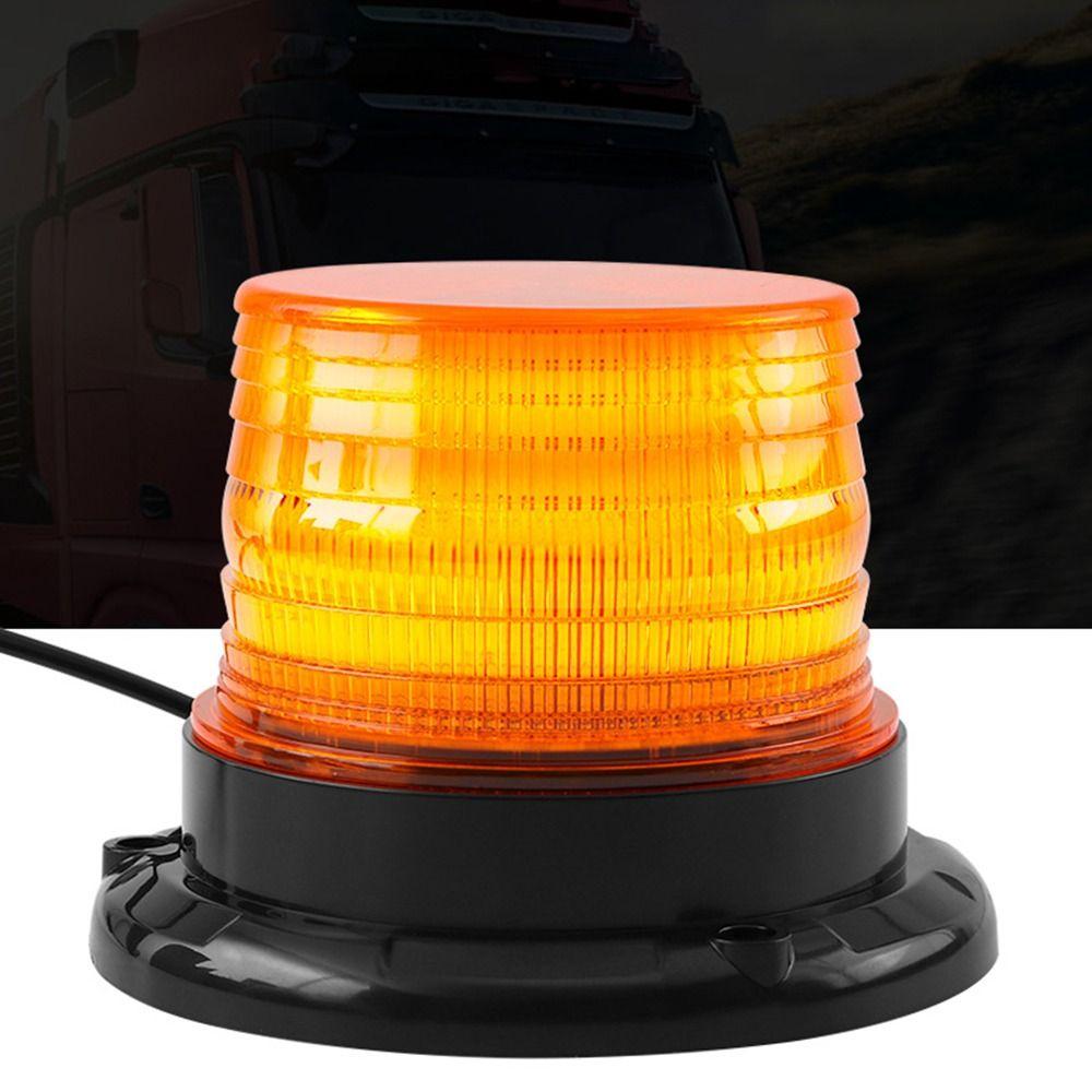 12V LED Car Warning Light Magnetic Mount LED Strobe Light School Bus Forklift