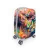 coral high Чемодан для ручной клади с красочным рисунком (50см) 16534