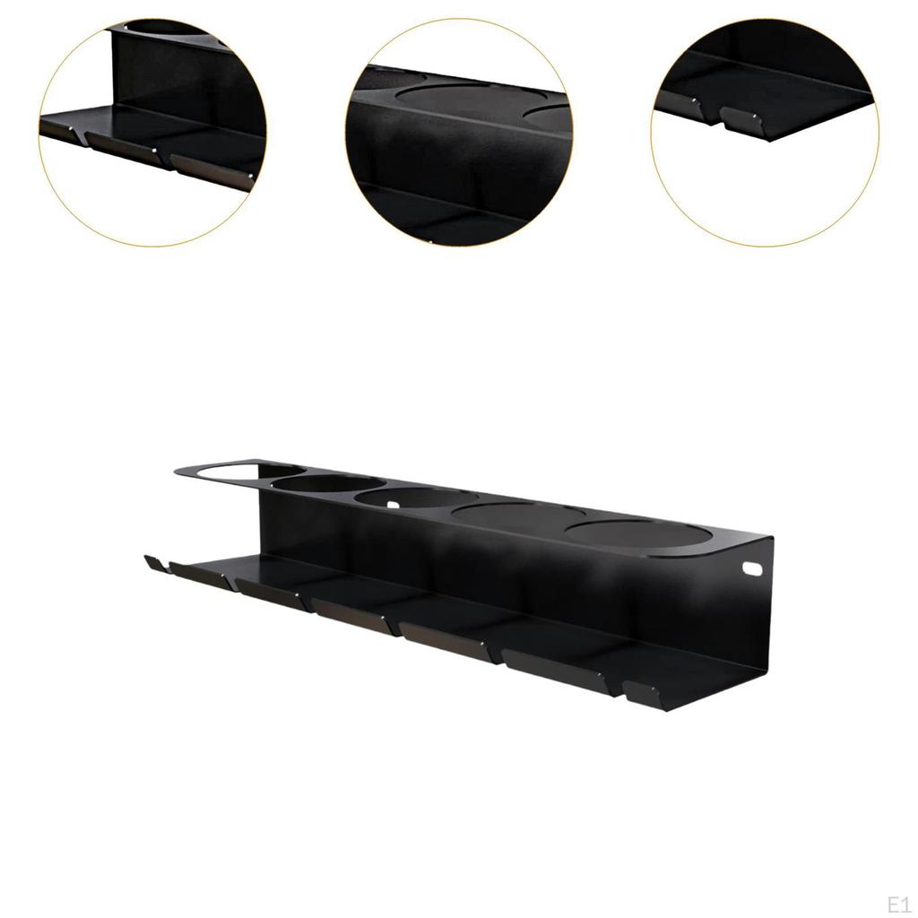 Spray Can Holder Organizer Pneumatic Tool Holds 5 Wall Mounted for Shop