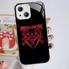 Music Band M-Megadeth Tempered Glass For Iphone 14 13 12 11 Pro Mini XS MAX 14Plus X XS XR Cover