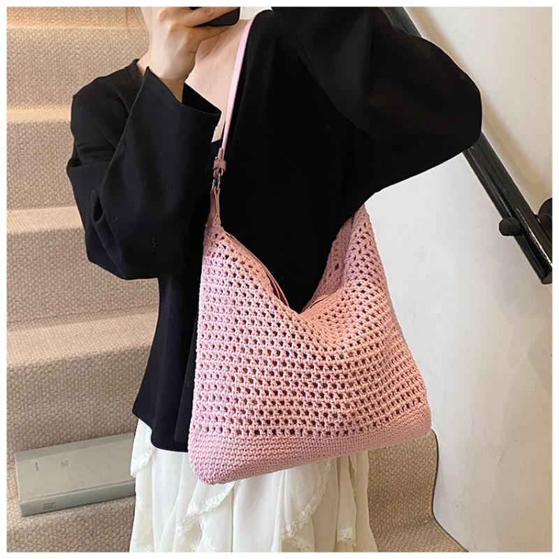 Новая популярная пляжная сумка женская senmeng летняя плетеная приморский отдых плетеная сумка на плечо подмышечная сумка