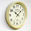 Santell Japanese-made Retro Radio-Controlled Wall Clock (Factory) Natural DQL662-NA