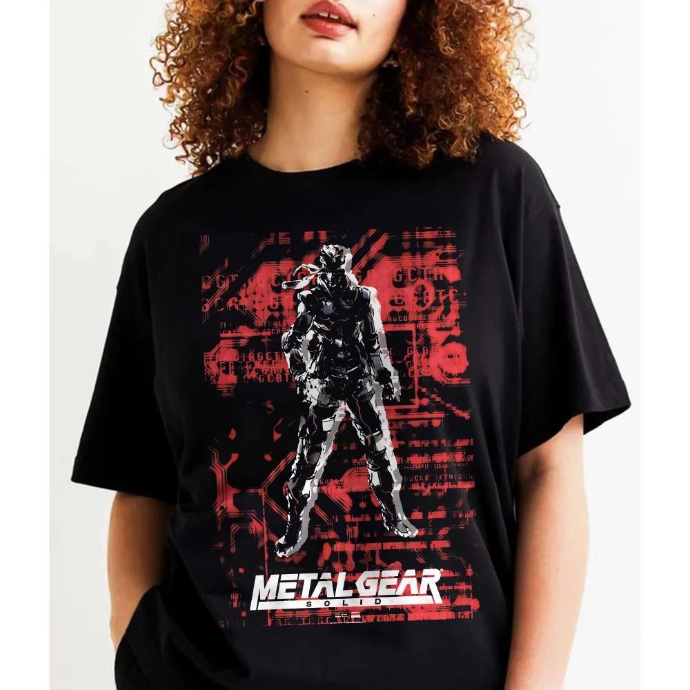 2026 Футболка Metal Gear Solid Летняя одежда Повседневная Metal Gear Solid Rising Футболки Унисекс Футболка Metal Gear Solid Ретро Футболка