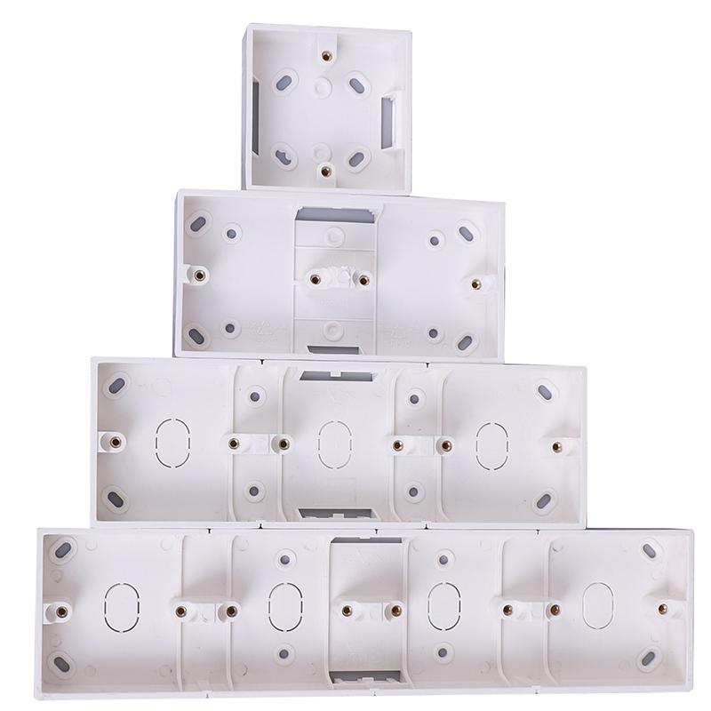 86 Тип 2/3/4 Розетка группового переключателя Распределительная коробка Настенная розетка Темная коробка