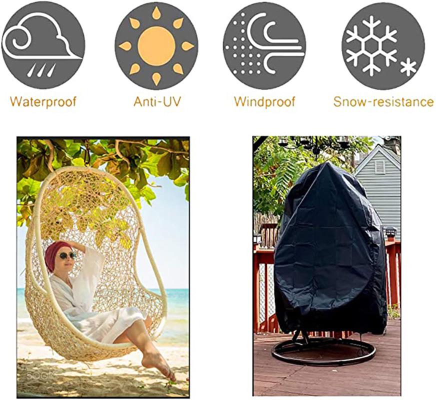 Ротанговая яичная скорлупа, качели, пылезащитный чехол, защита от пыли, водонепроницаемый 210D, защита от ультрафиолета, садовый патио, мебельный чехол, чехол