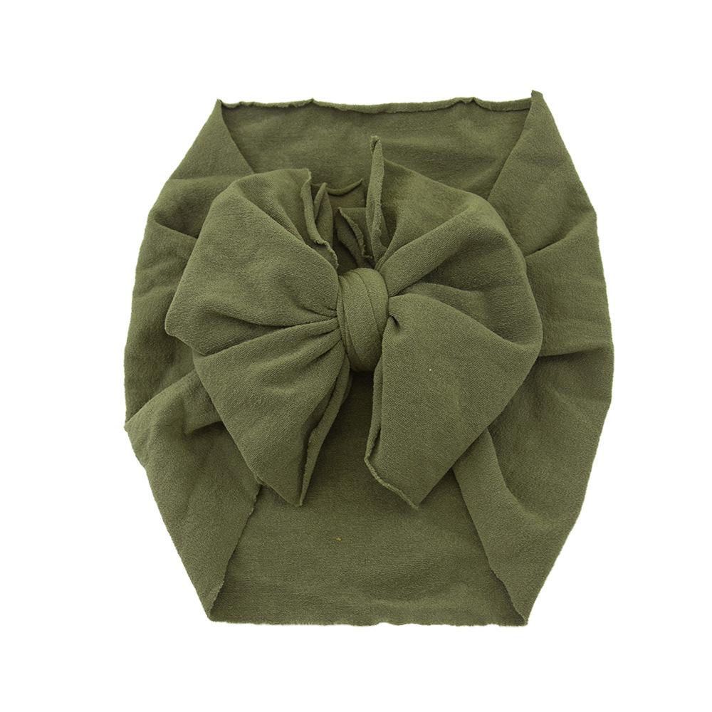 Детские аксессуары для волос, нейлоновая детская повязка на голову с большим бантом, супер мягкая широкая повязка на голову, детские чулки, повязка на голову