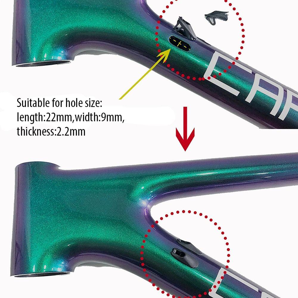 24X8.5 Bike Brake Line Holder Durable Bicycle Brake Derailleur Housing Grommets Cable Guide