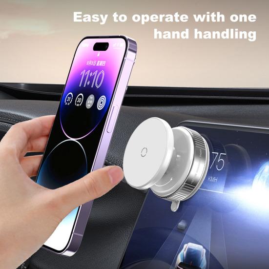 Magnetic Car Phone Strong Magnet Suction Holder 360 Degrees Rotation Cup Mount for IPhone