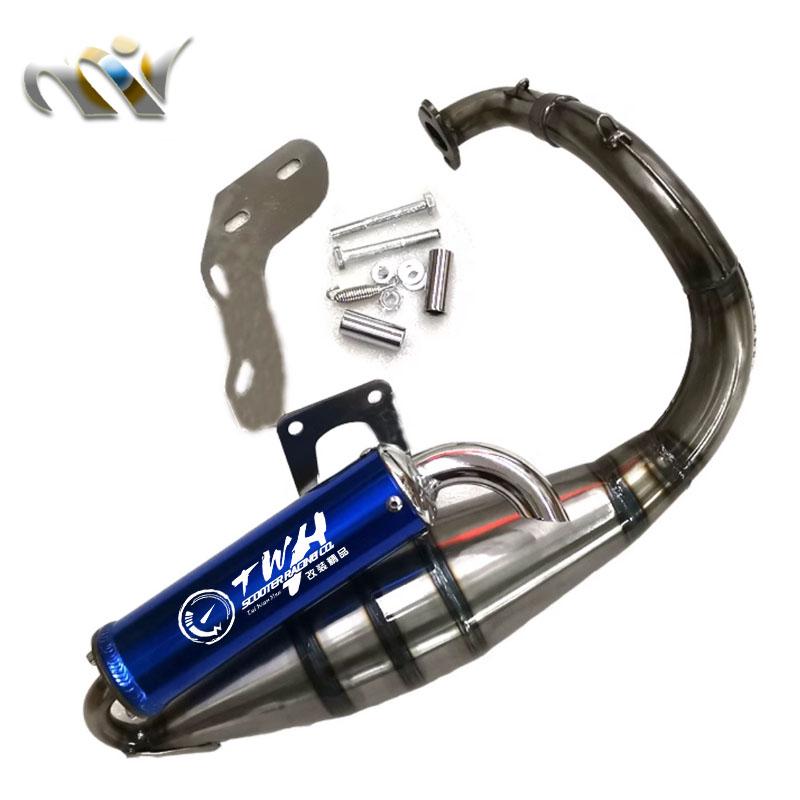 Глушитель Выхлопная труба Для Honda DIO 50 DIO50 AF17 AF18 AF24 AF27 AF28 AF30 Мотоцикл Мотороллер 50-80cc