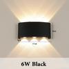 Alluminum LED Wall Lamp 4W/6W/8W IP65 Waterproof Wall Porch Lights Outdoor Lighting Garden Sconce Lamp 85-265V for Bedroom Home Decor
