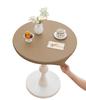 EGROON Kitchenware PU Table Cloth Table Cover Dining Cover Round Diameter Hotel Restaurant Waterproof Durable Plain Coffee Color Round Diameter 150cm