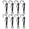 12PCS with Swivels Ronnie Fishing Hook Carbon Steel Fishing Hook Kit Carp Fishing Hook  Carp Fishing
