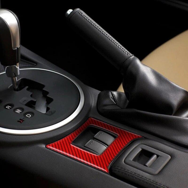 Car Armrest Box Switch Window Control Button Cover Trim Sticker Frame Auto Accessories For Mazda Mx-5 Miata Nc 2009-2015