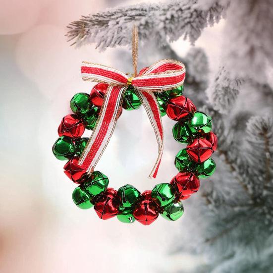 Колокольчики Венок Украшения Маленькие 8 Дюймов Рождественские Четкий Звук Колокольчики