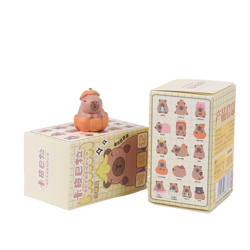 1Pc Cute Anime Capybara Blind Box Simulation Animal Cartoon Figure Toys Doll Children Girls Birthday Christmas Gift