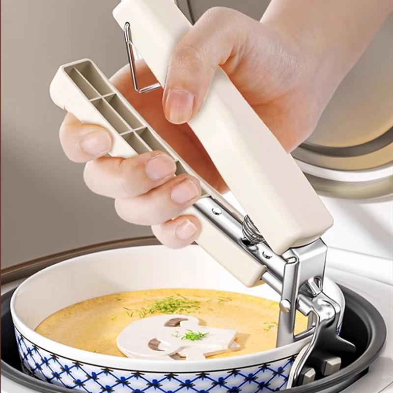 Захват для кухонной миски с термостойкой ручкой против ожогов