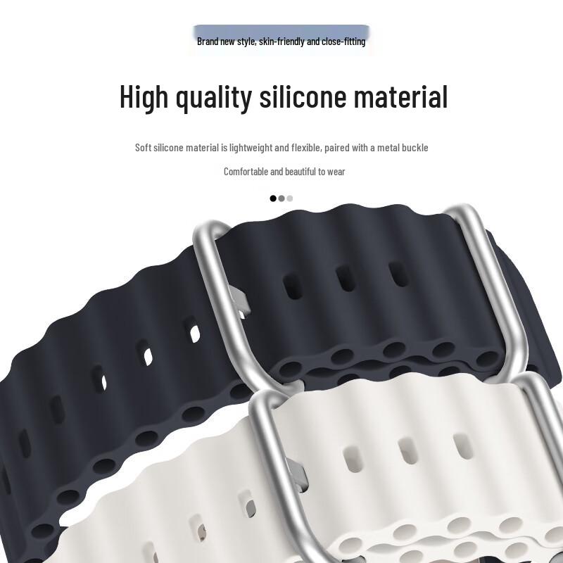 Weiqiantu Ocean Sport Silicone Band for Apple Watch