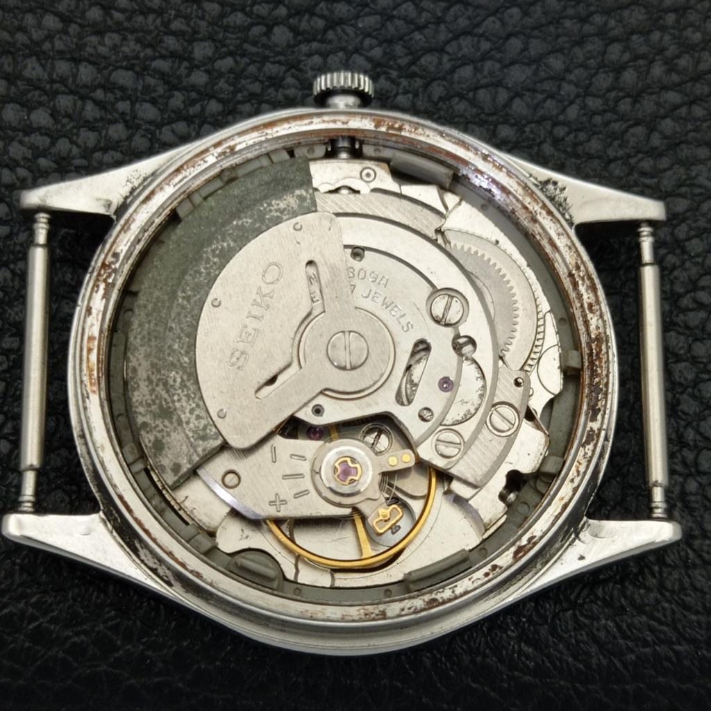 ЯПОНИЯ ВИНТАЖ SEIKO 5 АВТОМАТИЧЕСКИЕ 6309A МУЖСКИЕ ЧАСЫ С ЧЕРНЫМ ЦВЕТОМ ЦИФЕРБЛАТА a701643-5