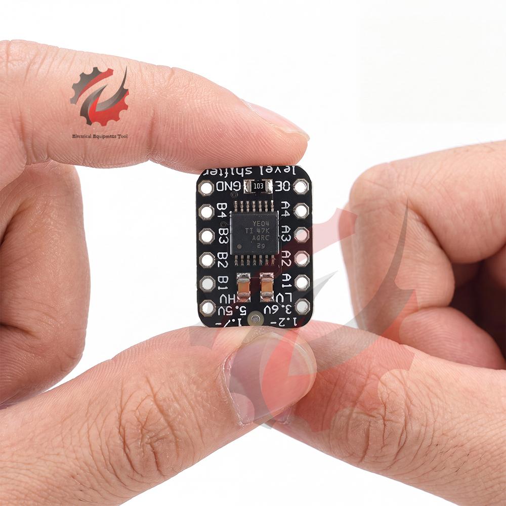 TXB0104 Automatic Bidirectional Level Converter Module with High Speed Signal Stability for DIY Electronics