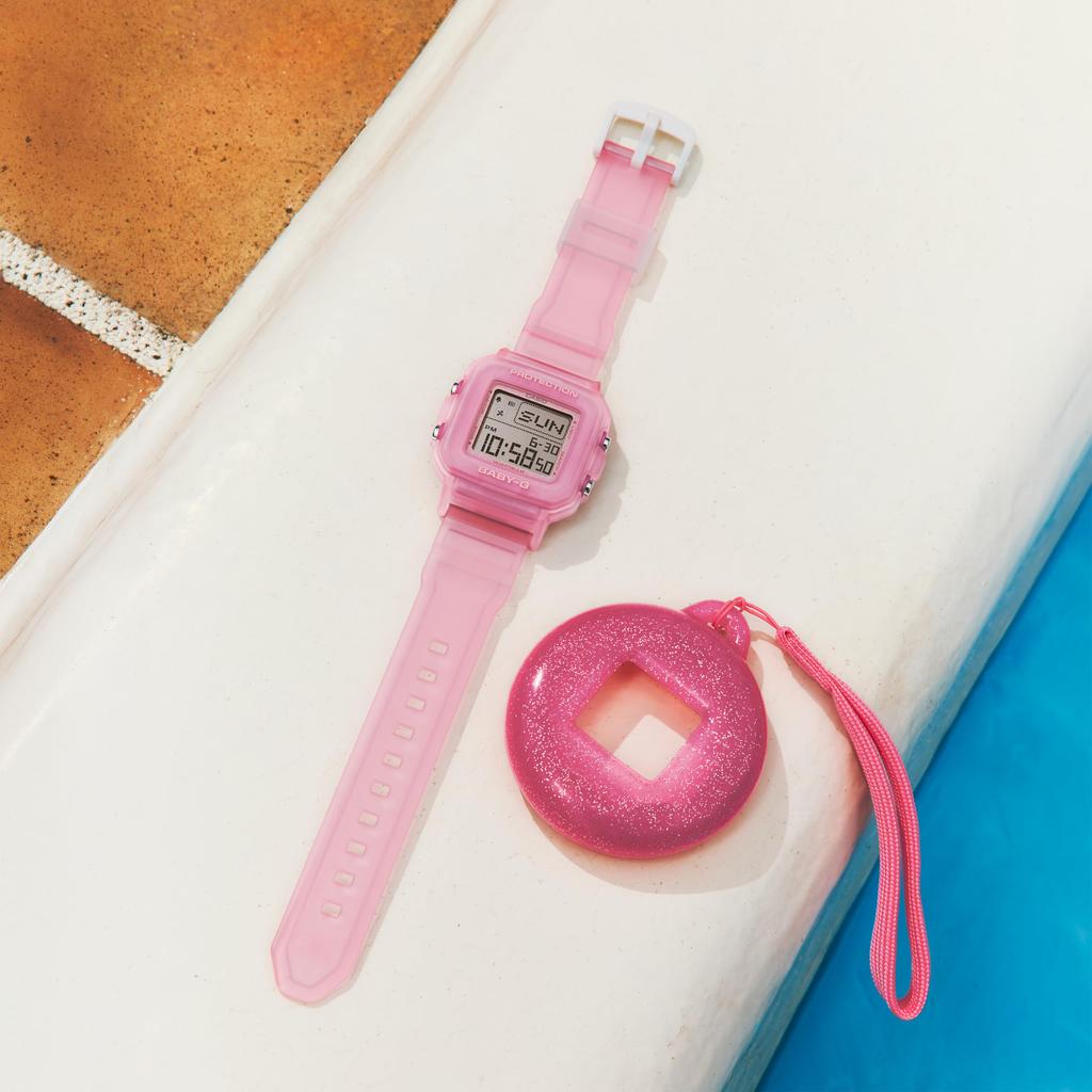 Розовые скелетные часы [Casio] Baby-G+PLUS BGD-10KG-4JR Женские