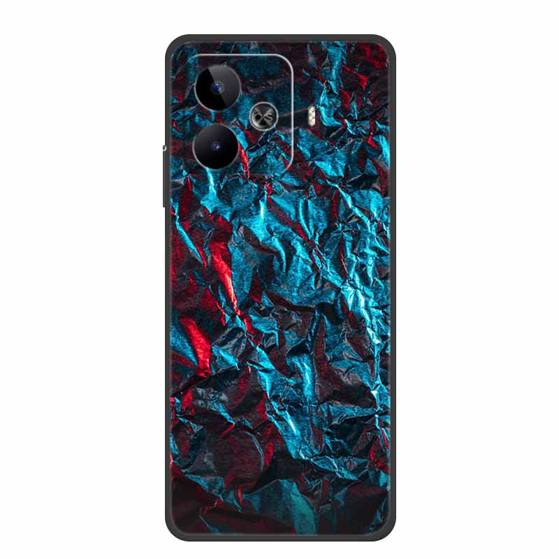 Чехол для vivo iQOO Z9 Turbo Мраморный ТПУ Мягкий Силиконовый Задний Чехол Для iQOOZ9 Turbo V2352A Чехлы Для Телефона Ударопрочный Слюдяной Окрашенный Capa