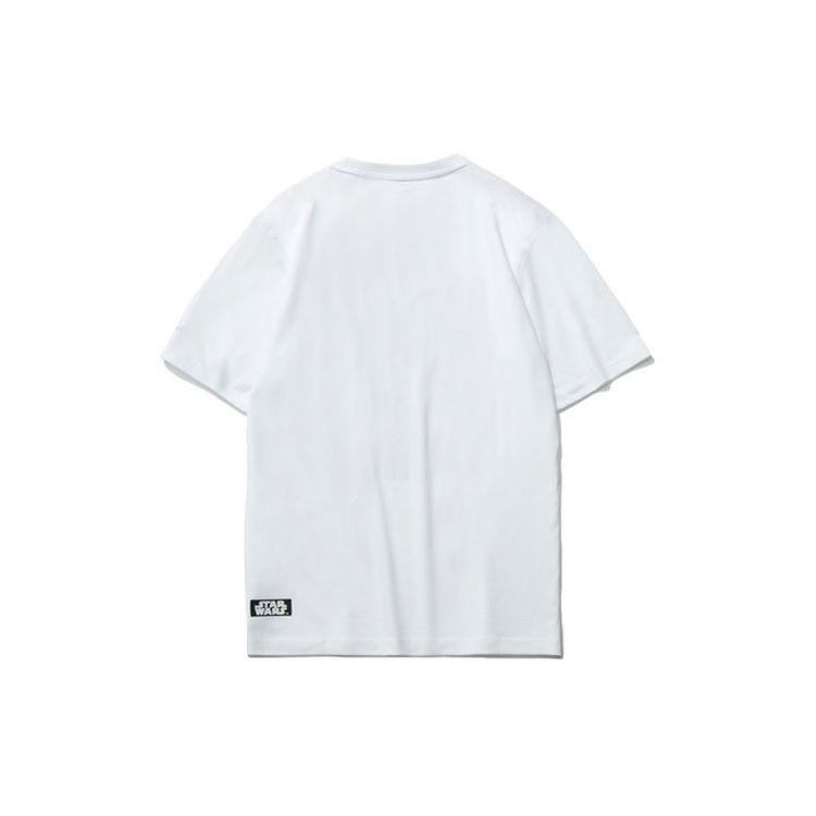 Li Ning X Star Wars Sports Casual Short Sleeve T-Shirt Men Tops White AHSR335-5