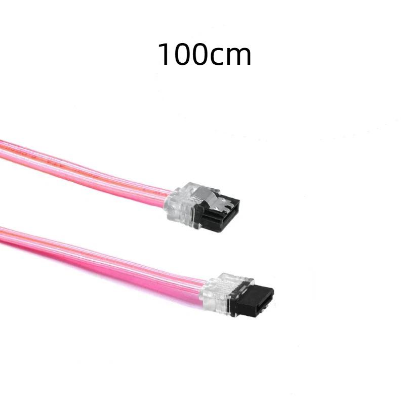 Внутренний кабель данных SATA 3.0, 6 Гбит/с, высокая скорость, 10 см, прямой, провод 26AWG для ПК, HDD, SSD, DIY, обновление