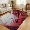 Devils Line Floor Mat Soft Thickened Absorbent Non-Slip Bedroom Living Room Door Mat Home Decor Flannel Rugs