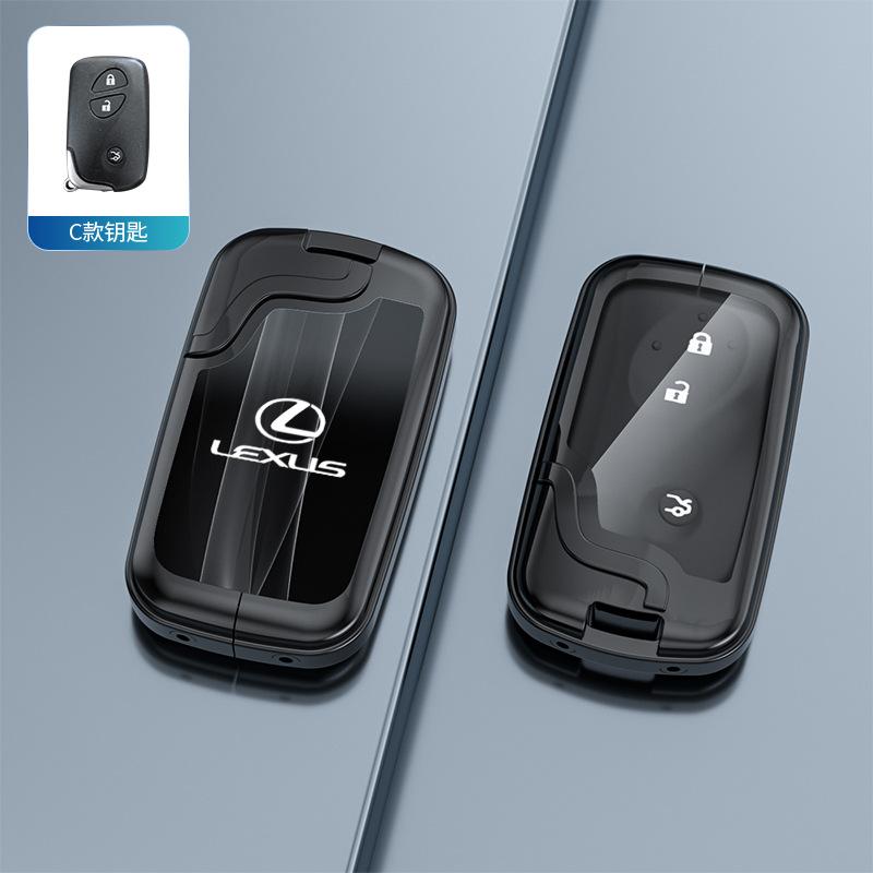 SKIA7 Interior Stickers Car Remote Key Case Cover Holder Shell Key Bag For Lexus CT200h ES 300h IS250 GX400 RX270 RX450h RX350 LX570 K