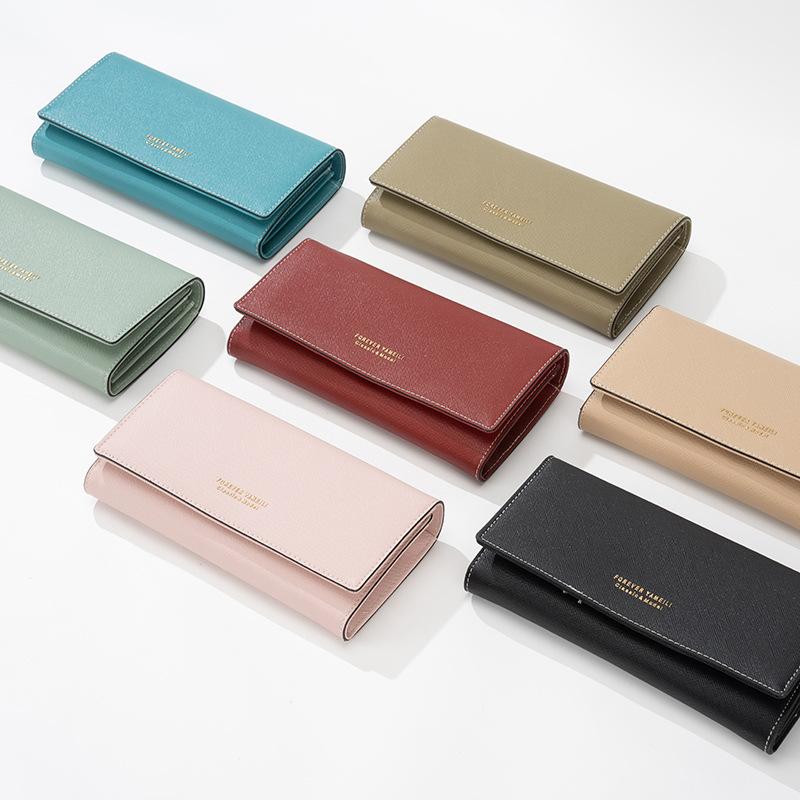 Medium and Long Wallets with Large Banknotes and Clutch Bag